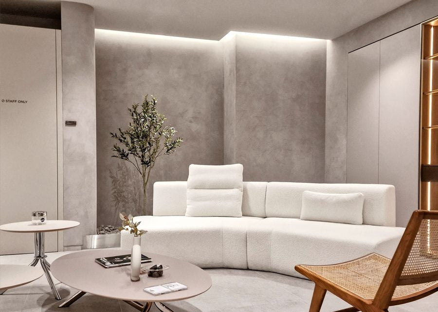 Valrenna suede / buckskin wall finish