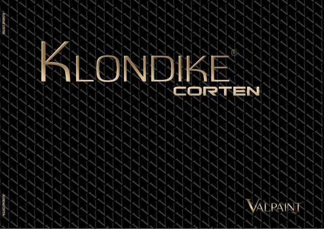 Klondike Corten · original VALPAINT catalogue cover