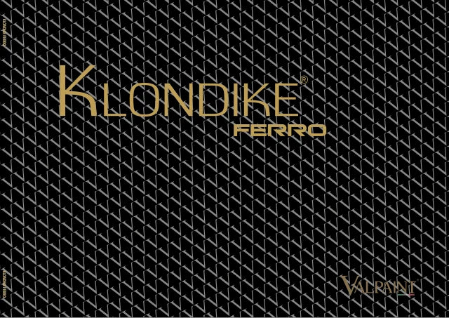 Klondike Ferro · original VALPAINT catalogue cover