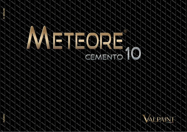 Meteore 10 Cemento · original VALPAINT catalogue cover