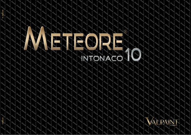 Meteore 10 Intonaco · original VALPAINT catalogue cover