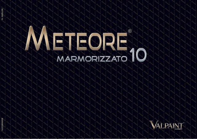 Meteore 10 Marmorizzato · original VALPAINT catalogue cover