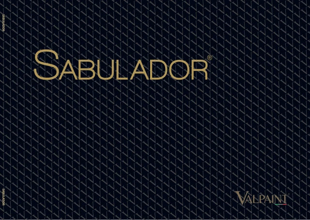 Sabulador · original VALPAINT catalogue cover