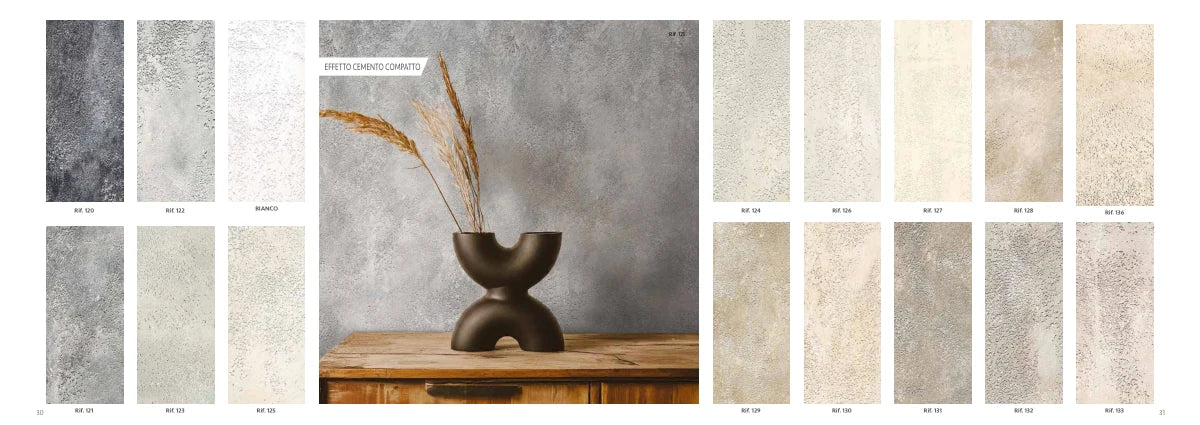 Meteore 10 Cemento colour references in the original catalogue