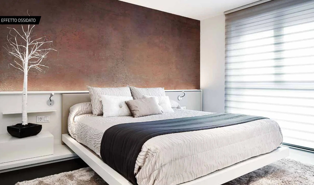 Oxidised effect room example for Klondike Ferro · manufacturer catalogue study